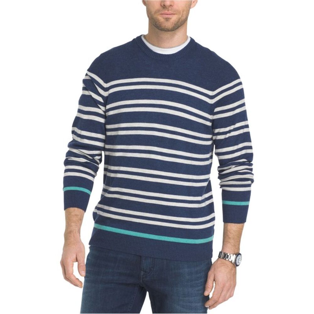 IZOD Mens Stripe Pullover Sweater, NWT